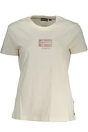Koszulki i topy damskie - DAMSKI T-SHIRT Z KRÓTKIM RĘKAWEM NAPAPIJRI BIAŁY - Napapijri - miniaturka - grafika 1