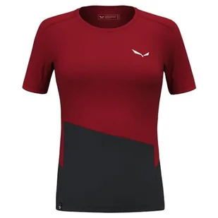 Salewa Damska koszulka Puez Sporty Dry, Syrah, rozmiar 40 - Koszulki i topy damskie - miniaturka - grafika 1