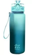 Bidon Brisk Mini Coolpack Gradient 400 ML Blue Lagon - Shakery i bidony sportowe - miniaturka - grafika 1