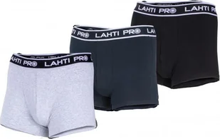 Lahti Pro Bokserki męskie czarne, szare, granat., 3 pary, &quot;l&quot;, lahti - Majtki męskie - miniaturka - grafika 1