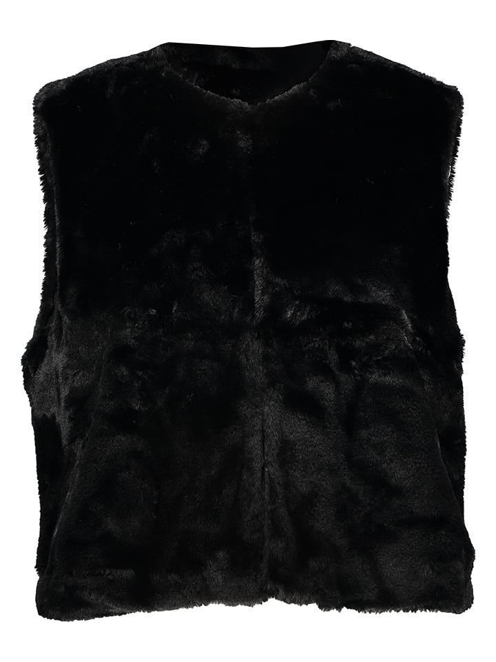 Pieces Kamizelka w kolorze czarnym