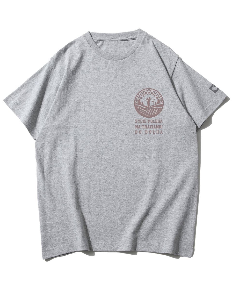 Koszulka oversize Golfowe Życie Odpoczynek Spokój Sport Szara 3XL