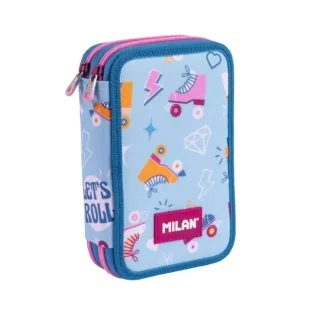 Piórnik 2 poz z wyposażeniem Roller MILAN - Piórniki - miniaturka - grafika 1