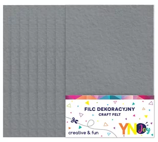 Filc dekoracyjny szary (8) YN JOY - Pasmanteria - miniaturka - grafika 1