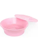 Sztućce dla dzieci - Twistshake Miska w kolorze jasnoróżowym do nauki jedzenia - 430 ml - miniaturka - grafika 1