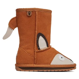 Śniegowce EMU Australia Fox K12074 Brązowy - Buty dla dziewczynek - miniaturka - grafika 1
