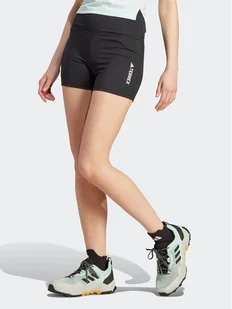 adidas Szorty sportowe Terrex Multi IB1892 Czarny Slim Fit - Odzież trekkingowa damska - miniaturka - grafika 1