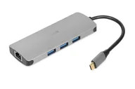 Huby USB - IBOX HUB USB IUH3RJ4K USB3.2 LAN HDMI 4K PD100W - miniaturka - grafika 1