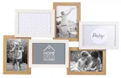 Ramki na zdjęcia - Ramka TAVOLO na 6 zdjęć multirama biel - miniaturka - grafika 1
