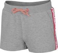 Spodenki męskie - Spodenki dla dziewczynki 4F szare HJL21 JSKDD002A 27M-128cm - miniaturka - grafika 1