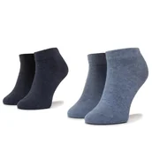 Skarpetki dla dzieci - Zestaw 2 par niskich skarpet dziecięcych Tommy Hilfiger 301390 Granatowy - miniaturka - grafika 1