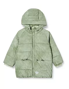 s.Oliver Pikowany płaszcz o aksamitnym wyglądzie, jasnozielony, 104 cm - Płaszcze damskie - miniaturka - grafika 1