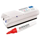 Markery permanentne - Otocki Markery suchościeralne, komplet 3sztuki ( czarny,niebieski,czerowny) + gąbka magnetyczna - miniaturka - grafika 1