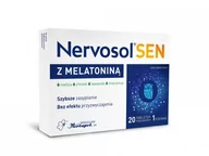 Układ nerwowy - Nervosol sen z melatoniną, 20 tabletek powlekanych - miniaturka - grafika 1