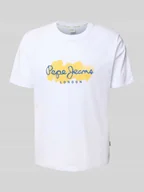 Koszulki męskie - T-shirt o kroju regular fit z czystej bawełny model ‘MILTON’ - miniaturka - grafika 1