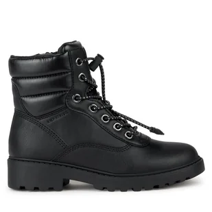 Trapery Geox J Casey Girl B Abx J367ZB 0BCLV C9999 S Czarny - Buty dla dziewczynek - miniaturka - grafika 1