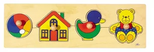Goki Puzzle dla najmłodszych z uchwytami Zabawki ! - Puzzle - miniaturka - grafika 1