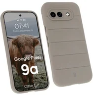 Etui i futerały do telefonów - Bizon Pancerne etui Case Tur do Google Pixel 9a, jasnoszare - miniaturka - grafika 1