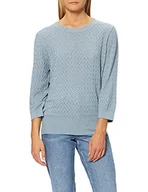 Swetry damskie - Minus Damski sweter z dzianiny Aisa Knit, 5001 Misty Blue, XXL - miniaturka - grafika 1