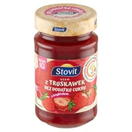 Dżem - Dżem truskawkowy słodzony ksylitolem Stovit, 250g - miniaturka - grafika 1