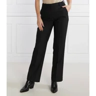 Spodnie damskie - Calvin Klein Spodnie | Straight fit - miniaturka - grafika 1