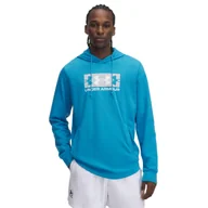 Bluzy sportowe męskie - Bluza męska Under Armour Rival Terry Logo Hood - miniaturka - grafika 1