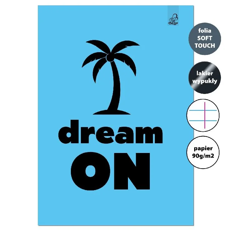 Zeszyt A4 32K.W Linie Z Marginesem Dream On 90G