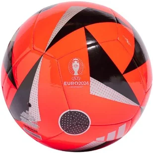 Piłka do piłki nożnej adidas Fussballiebe Trainig Euro 2024 solar red/black/silver metallic rozmiar 5 - Piłka nożna - miniaturka - grafika 1