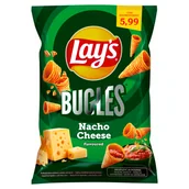 Chipsy - Lay's Bugles Przekąski kukurydziane o smaku serowym 75 g - miniaturka - grafika 1