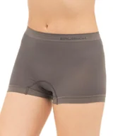 Majtki damskie - Brubeck Bokserki damskie Base Layer szare XL - miniaturka - grafika 1