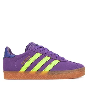 Sneakersy adidas Gazelle JP7131 Fioletowy - Buty dla chłopców - miniaturka - grafika 1