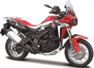 Maisto, model kolekcjonerski Honda Africa Twin Dct z podstawką 1/18 - Samochody i pojazdy dla dzieci - miniaturka - grafika 1