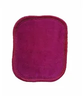 Waciki, płatki i patyczki kosmetyczne - Wielorazowy płatek, wacik kosmetyczny prostokątny, z weluru bawełnianego, 1 szt., FIOLETOWY, Wild Nature - miniaturka - grafika 1