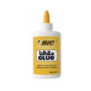 BIC Klej w płynie 118ml Bc White Glue But - Przybory szkolne - miniaturka - grafika 1