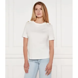 Tommy Hilfiger T-shirt Regular Fit - Koszulki i topy damskie - miniaturka - grafika 1