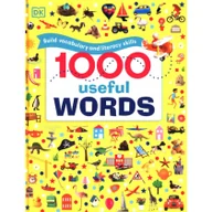 Obcojęzyczne książki dla dzieci i młodzieży - Dk 1000 Useful Words - miniaturka - grafika 1