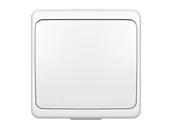 Wyłączniki światła i elektryczne - Abex SMART Wyłącznik zwierny światło/dzwonek przycisk natynkowy bryzgoszczelny IP44 biały WNT-6/7S WNT-6/7S/ABX - miniaturka - grafika 1