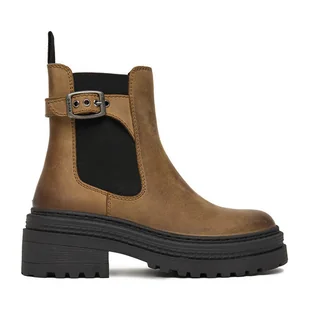 Sztyblety G-Star Raw CEO-WI34-ALASKA-02 Brązowy - Botki damskie - miniaturka - grafika 1