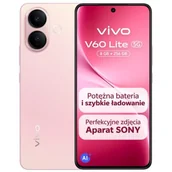 Telefony komórkowe - Vivo V60 Lite 5G 8/256GB Różowy - miniaturka - grafika 1