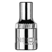 Klucze i nasadki - Neo Nasadka sześciokątna 1/4", 4 mm - miniaturka - grafika 1