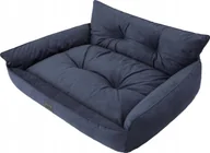 Legowiska dla psów - DOGGY XL LEGOWISKO JOKER PIK FANCY GRANATOWY - miniaturka - grafika 1