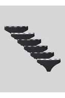 Majtki damskie - Stringi z elastycznym pasem z logo w zestawie 6 szt. - Puma - miniaturka - grafika 1