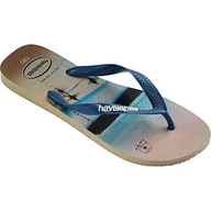 Klapki i japonki męskie - Havaianas Męskie klapki Hype Sandblue Comfy, Sand Blue Comfy, 45/47 EU - miniaturka - grafika 1