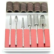 Frezarki do paznokci - Frezy i kapturki LEOBERT (12 sztuk) - miniaturka - grafika 1