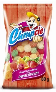 Chrupcie Chrupki kukurydziane o smaku OWOCOWYM 80g - Chrupki - miniaturka - grafika 1