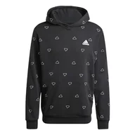 Bluzy męskie - adidas Bluza męska, M, czarna, Czarny, M - miniaturka - grafika 1