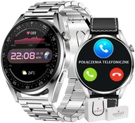 Smartwatch - Giewont Vertex SmartCall GW450-5 Silver/Carbon Leather - miniaturka - grafika 1
