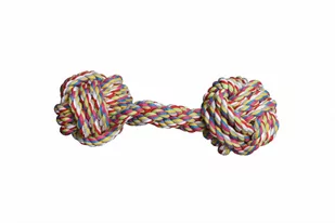 Pet Nova Sznur Gryzak Hantel Bawełniany 17cm - Zabawki dla psów - miniaturka - grafika 1