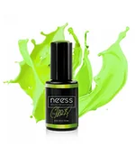 Lakiery hybrydowe - Neess By Cleo, lakier hybrydowy 7575 Kici Kici Kiwi, 4 ml - miniaturka - grafika 1