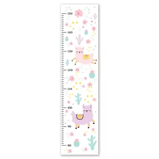 miarka wzrostu dla dzieci SŁODKA LAMA - Dekoracje domu - miniaturka - grafika 1